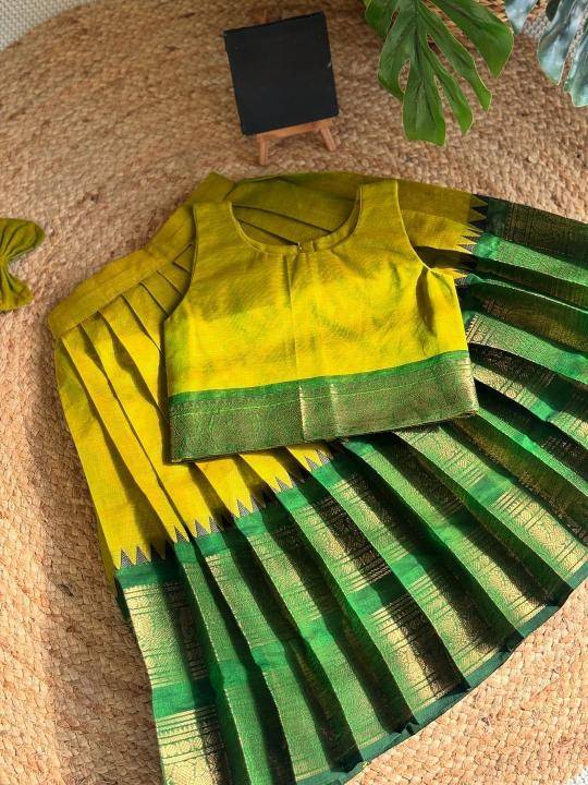 NEW LAUNCING KIDS LEHENGA CHOLI pure silk Children clothing manufacturers